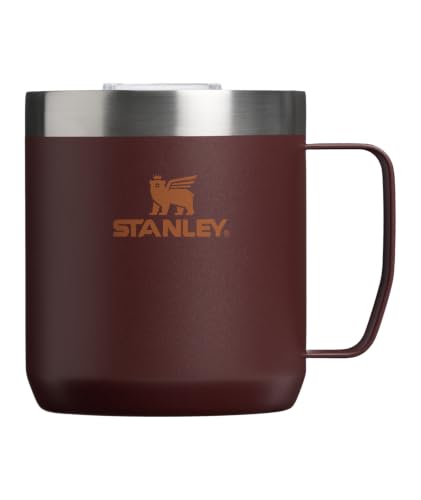 Image of STANLEY Everyday Camp Mug 12 oz | Drink Through Lid | Cup for Coffee, Tea and Drinks | Insulated Stainless Steel Coffee Mug | BPA-Free | Coffee