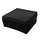 Estink Dust Cover for Turntable, Soft Fabric Protective Sleeve, Washable Cover for AT LP120XBT USB AT LP120XUSB Turntables (Black)