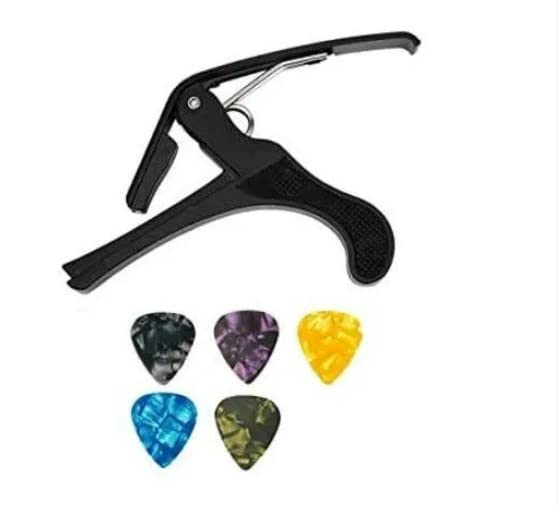 SG Musical Guitar Accessories Capo For Acoustic Guitar, One Handed Trigger Guitar Capo for