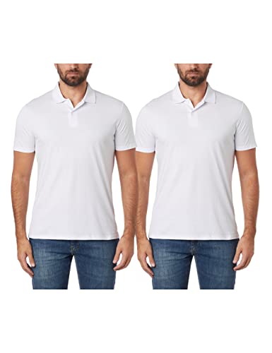 Kit 2 Camisas Polo, basicamente., Masculino, Branco, P