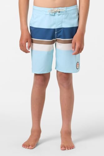 O'NEILL Boys Cruzer Stripe Scallop 16" Boardshort – Quick-Dry, Lightweight, Youth Swimwear3