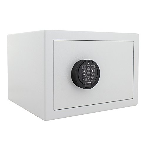 Caja fuerte para muebles HOMESTAR B 300 EL de Rottner, Color Gris, Fabricada en acero de, Cerradura electrónica sin llave de emergencia, Protección ignífuga