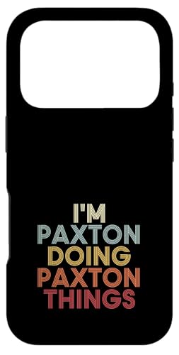 Paxton Name Paxton Personalized Name First Given �X�}�z�P�[�X iPhone 17 Pro �p