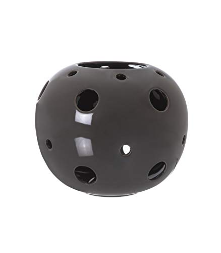 Lámpara de cerámica Lussiol 233523 decorativa de 60W y 28x21 cm marrón
