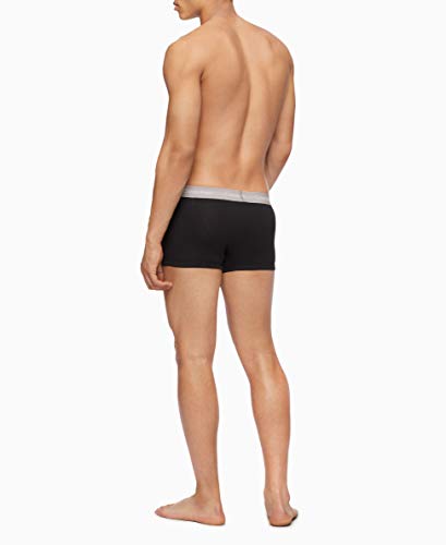 Image of Calvin Klein Men's Polyester Classic Solid Trunk (Pack of 3)