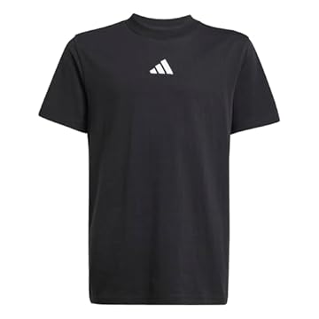 adidas Unisex Essentials T-Shirt 13-14 Years Black/White
