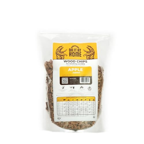 DIAH DO IT AT HOME Smoking Wood Chips Apple 2 L (500g) Fine Grain for Meat Vegetables Cheese Smoking BBQ