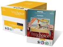 First Choice ColorPrint, 32 lb Bond, 8.5"x11" White 98-bright, Heavy-weight Multipurpose Paper, 500/pack