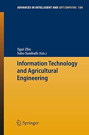 Information Technology and Agricultural Engineering: 134 2012th Edition book cover