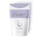 Scratch Artisan Diastatic Barley Malt Powder – 80° Lintner High Enzyme Malt Flour for Sourdough & Bread Baking – Improves Rise, Flavor & Crumb – Non-GMO, Made in USA - (10oz) (1 Packet)
