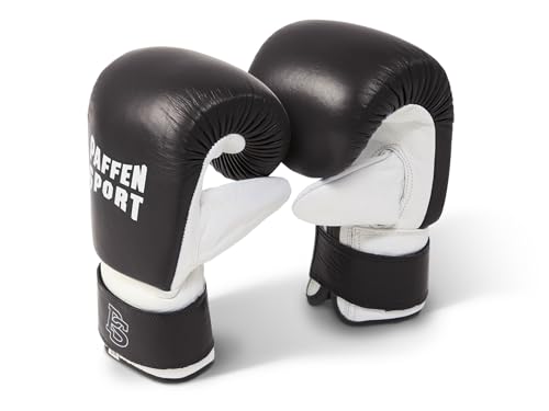 PAFFEN SPORT PRO - Guanti da boxe, nero/bianco, taglia: L/XL