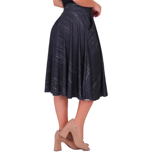 Kit com 3 Saias Godê Evangélica Feminina Sublimada