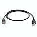 C2G Legrand USB A to A Cable, 3.3 Foot Data Transfer Cable, Black USB 2.0 Cable, 1 Count, C2G 28105