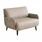 【Polyvalence 3 en 1】 – Ce fauteuil convertible se transforme facilement en chaise longue ou en canapé-lit simple, ce qui le rend idéal pour les chambres d'amis, les bureaux à domicile ou les petits appartements. Un fauteuil convertible parfait pour lire, faire la sieste ou accueillir des invités pour la nuit.