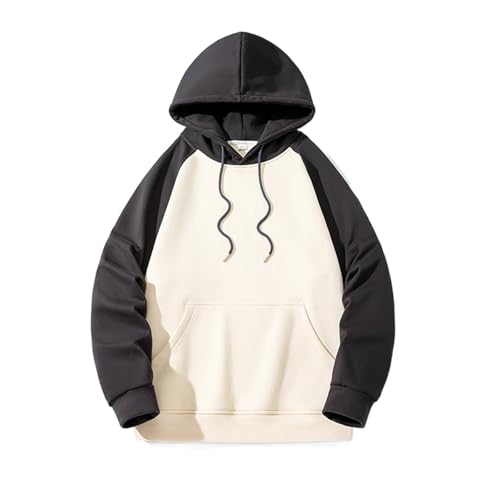 Sweat-Shirt de Sport à Capuche Ample et Décontracté Style Chemise à Bascule GUOYUXIAO