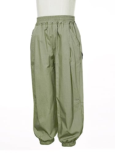 Boys Classic Baggy Pull On Cargo Pants Elastic Waist Casual Jogging Trousers Athletic Sports Bottoms Activewear4