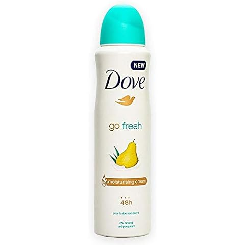 3 x Dove Pera y Aloe Anti transpirant Desodorante Spray Cover