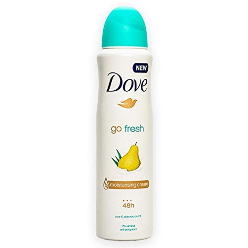 3 X Dove Pera E Aloe Anti Anti-Traspirante Deo Spray Deospray Deodorante 150 Ml 48H