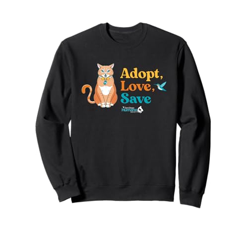 Adopt Love Save Rescue Cat Sweatshirt