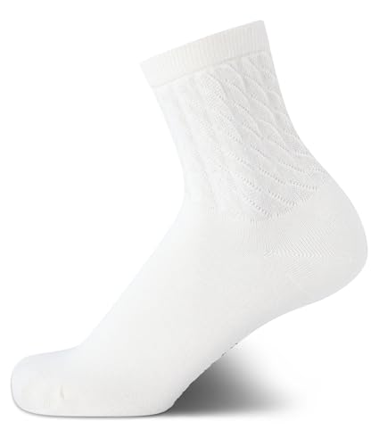 Image of Cole Haan Womens Dress Socks - Soft Lightweight Cotton Mini Crew Anklet Socks for Women