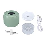 CAPACITÀ 100 ML: Il tagliacarne elettrico ha una capacità di 100 ml, soddisfacendo la domanda di una piccola quantità di cibo senza produrre rifiuti.
