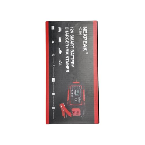 Nexpeak TOW-1755 Nc101 Car Battery Charger, Smart Battery Trickle Charger 12V 6A Automotive Battery Maintainer Desulfator thumb #8