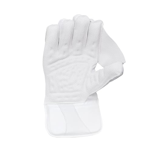 Image of Whitedot Summer Leather Cricket Wicket Keeping Gloves Suitable for Professional Players