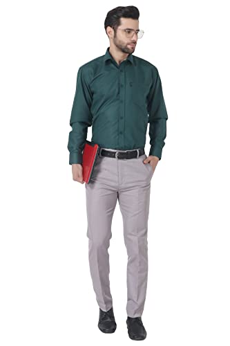 Image of MALENO Men Formal Trouser Regular Fit Solid | Soft and Breathable Pant Combo (Pack of 2)