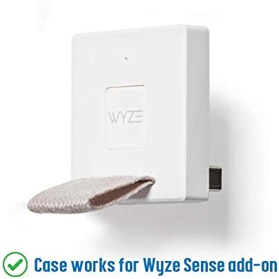 Mounting Kit for Wyze Cam (3 pcs White) - Outdoor Case for Wyze Camera & v2 1080p Full HD w/Screw Mounts - Wyze Waterproof Cover with Wall Mount Bracket - Solid Housing for Wyze Cams by SULLY