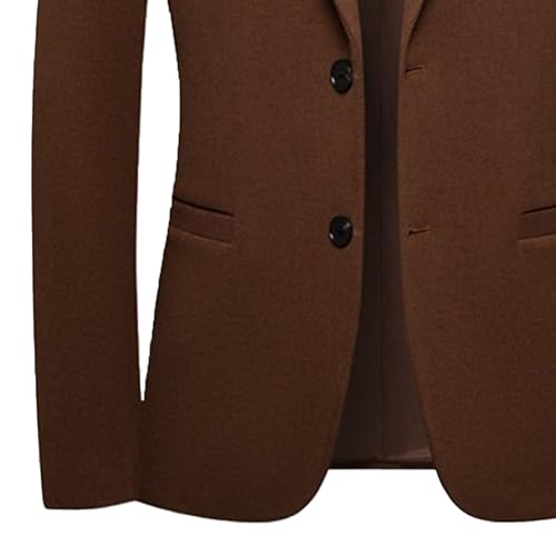 Men's Daily Blazer Business Sport Coat Tops Lapel Slim Fit Stylish Suit Jacket Two Button Sport Coat 6