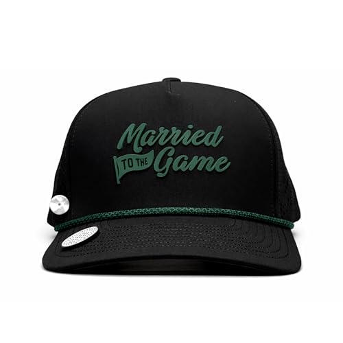 Image of BRIMZ Golf Performance Hat - Tee Holder & Magnetic Brim - Breathable Sweat & Water Resistant Golfing Snapback Cap