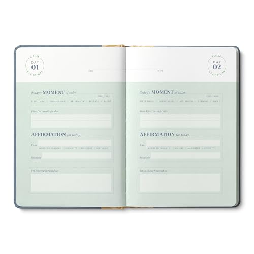 Compendium – Calm Every Day Guided Journal: A Daily Practice for Self-Care and Mindfulness – A 5-Minute a Day Personal Growth Notebook – An Inspiring Daily Journal for Forming New Habits - Thumbnail 6