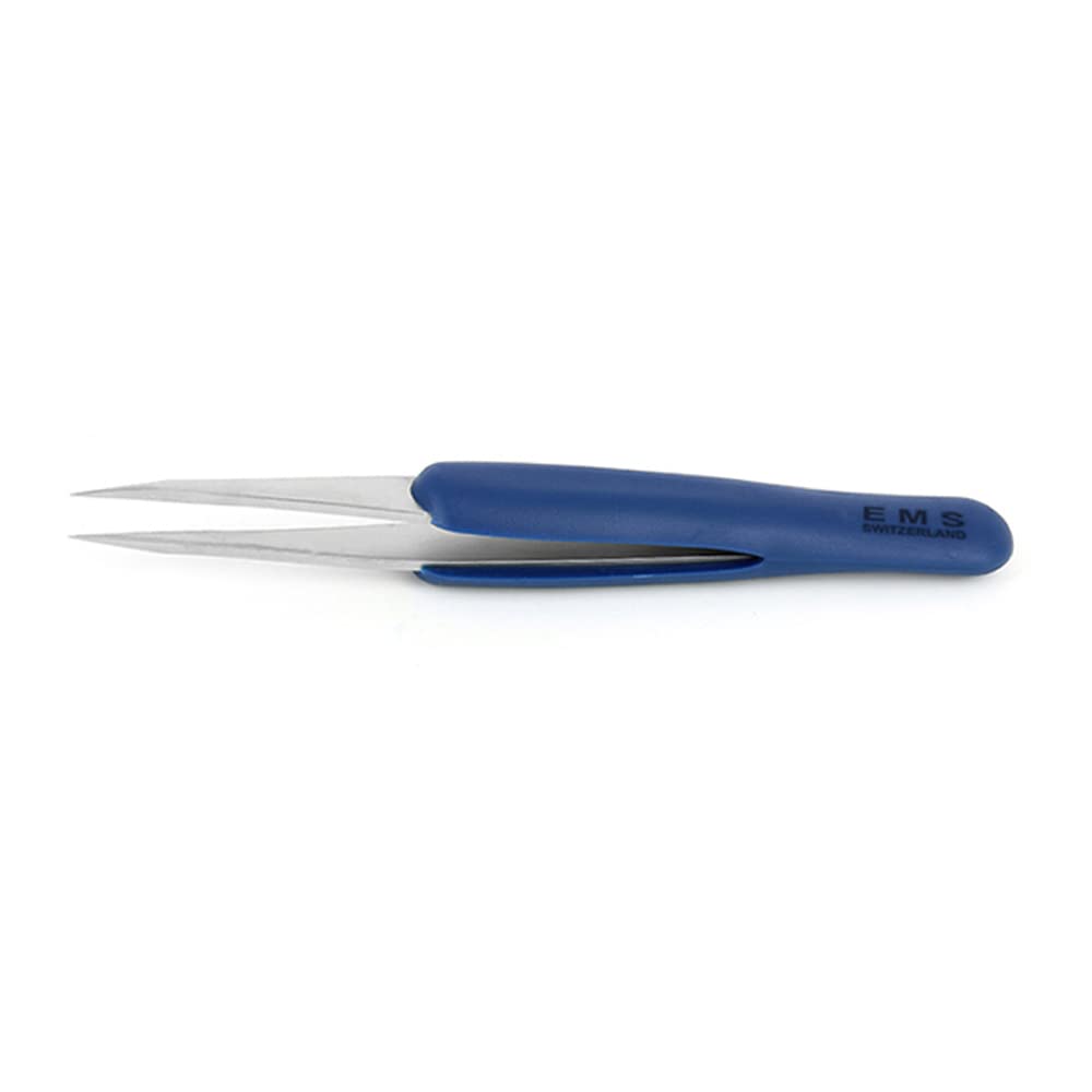 EMS 78392-2A ESD Safe Tweezer, Style 2A SA/DR, 115 mm Length