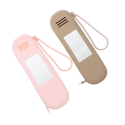 FONDOTIN Bolsa De Almacenamiento De Maquillaje De 2 Piezas Kit De Productos De Maquillaje Bolsa Pequeña Plegable Bolsa De Maquillaje Acolchada Estuche De Maquillaje Estuche De Viaje