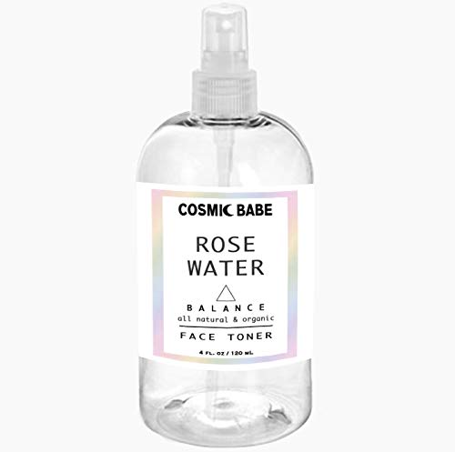 Rose Water Spray for Face and Hair - Pure and Organic Rosewater - All-Natural Facial Toner -Alcohol Free Toner for Face - Hydrating Face Toner - Makeup Setting Spray -Face Mist