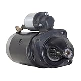 OpimalMan 12V 10T Cw Starter Motor Perkins Fits 2873D202 40Mm / 1.575IN-GEAR OD 3 KW-Power