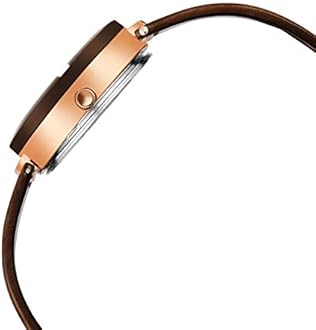 SWISSTONE Analog Women's Watch (Silver Dial Brown Colored Strap)