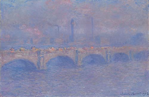 Effet de lumière du soleil Monet toile peinture murale pour sublimer votre séjour
