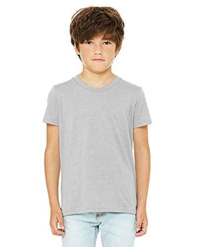 Bella + Canvas Youth Jersey Short-Sleeve T-Shirt XL HEATHER STONE