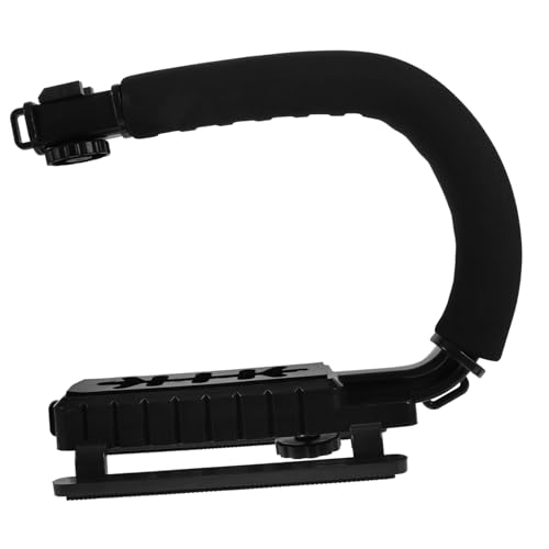 SHINEOFI Estabilizador de Cámara Profesional Portátil para Grabación de Video Soporte Mano y Flash Compatible con DSLR Caliente Duradero para Uso