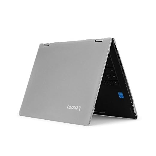 Funda de cáscara dura mCover para las NUEVAS 14" Yoga 530 (NO compatible con las antiguas series Yoga 520/510/500) computadoras portátiles (Yoga 530 14" Transparente) ...