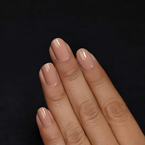 Image of ILNP Portfolio - Soft Camel Neutral Nude Nail Polish, Subtle Holographic, Chip Resistant, 7-Free, Non-Toxic, Vegan, Cruelty Free, 12ml