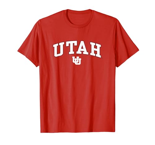 Utah Utes Arch Over Red Officially Licensed T-Shirt