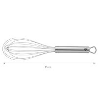 WMF Profi Plus Schneebesen 25 cm, Cromargan Edelstahl teilmattiert, Rührbesen, Quirl, spülmaschinengeeignet – Ansicht 3
