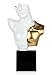 World Art TW60261 Scultura in Resina Busto Di Guerriero, Resina, 52x30x10 Cm immagine