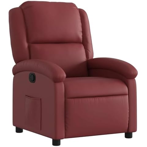 Fauteuil Inclinable vidaXL Rouge Bordeaux Cover