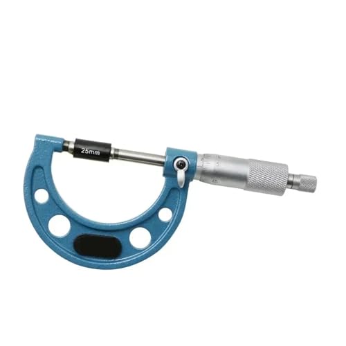 Micromètre métrique 0,01 mm bleu et outils de mesure pour contrôle de précision