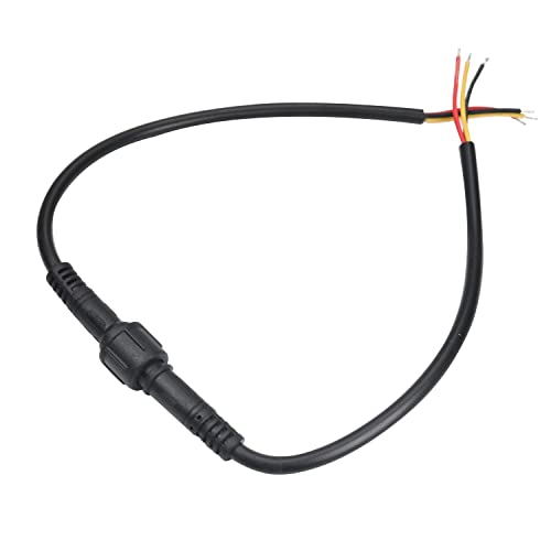 Heyiarbeit 1 Pair 3 Pin 0.3mm² Waterproof Male Female Connector Cable 40cm Length for LED Strip Lights Indoor 3D Plane 1PCS