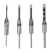 8MILELAKE 4pcs Square Hole Drill Bits, 1/4