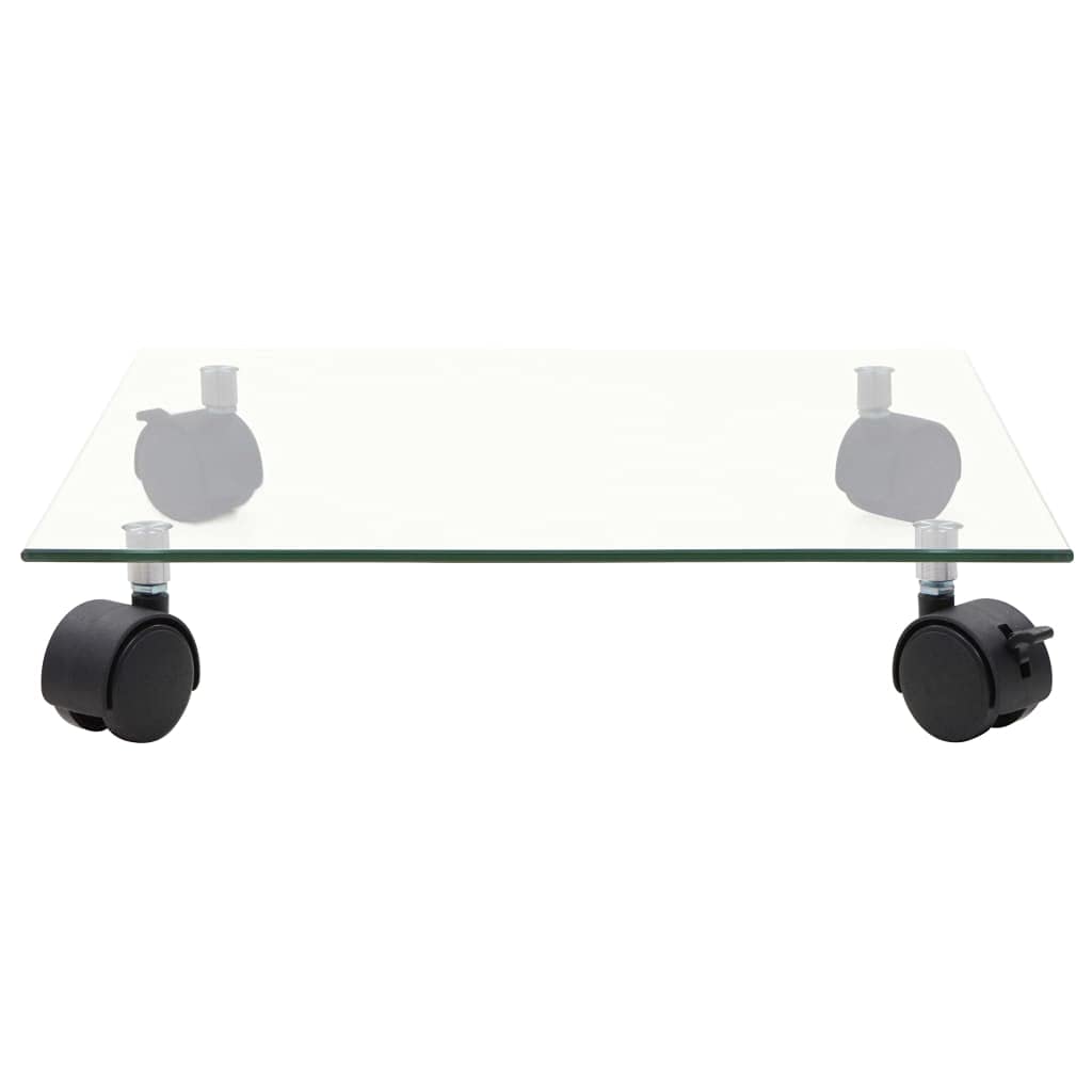 Artikel-Pflanzenroller, gehärtetes Glas, 35 x 35 cm, quadratisch, für Rasen und Garten, Gartenarbeit, Pflanzenständer, 2 Stück